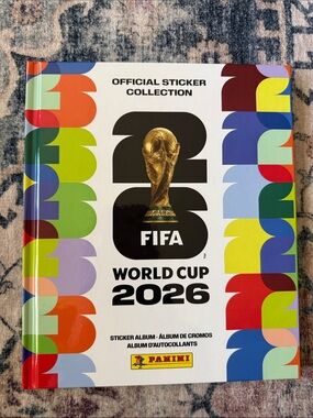 2026 FIFA World Cup Panini Official Sticker Hard Cover Album
